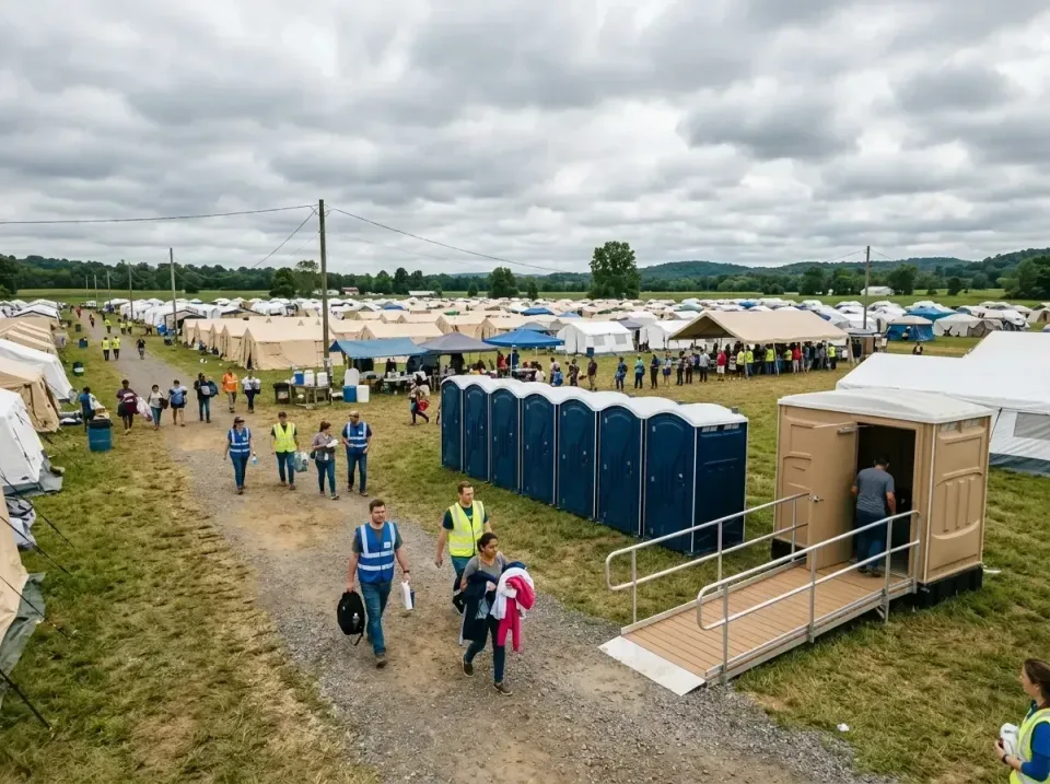 disaster-relief-camp-restrooms-010 — frequently asked questions, Dumpster & Portable Bathrooms Rental in Dent, OH